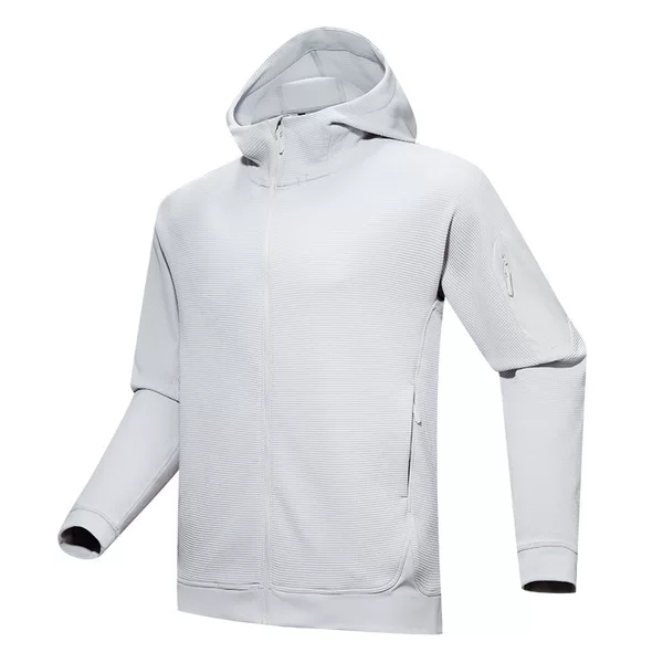 Dropshipping: Same style as the popular brand, affordable waffle-knit fleece Gamma unisex windproof couple's hooded softshell sports sweatshirt