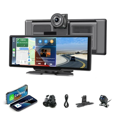 Wifi Car-Mounted Carplay Connected Central Control Screen 11.26inch Hd 4K Large Screen Car Navigation Google Maps (Simsiz CarPlay və Android Auto) - 10inch-carplay