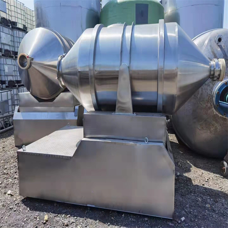 出售二手2000L二维运动混合机 卧式不锈钢混合机