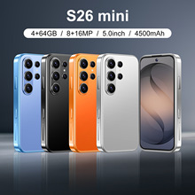 迷你2026跨境手机爆款S26mini 智能4+64 内存批发厂家直发安卓5G