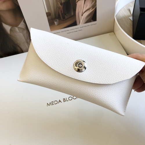 New sunglasses case sunglasses case black pebbled leather large glasses case glasses bag wholesale eye box