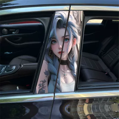 protective film black Wukong painted Meidu, Body sticker - new-jinx-1-pair-of-driver-and-co-pilot