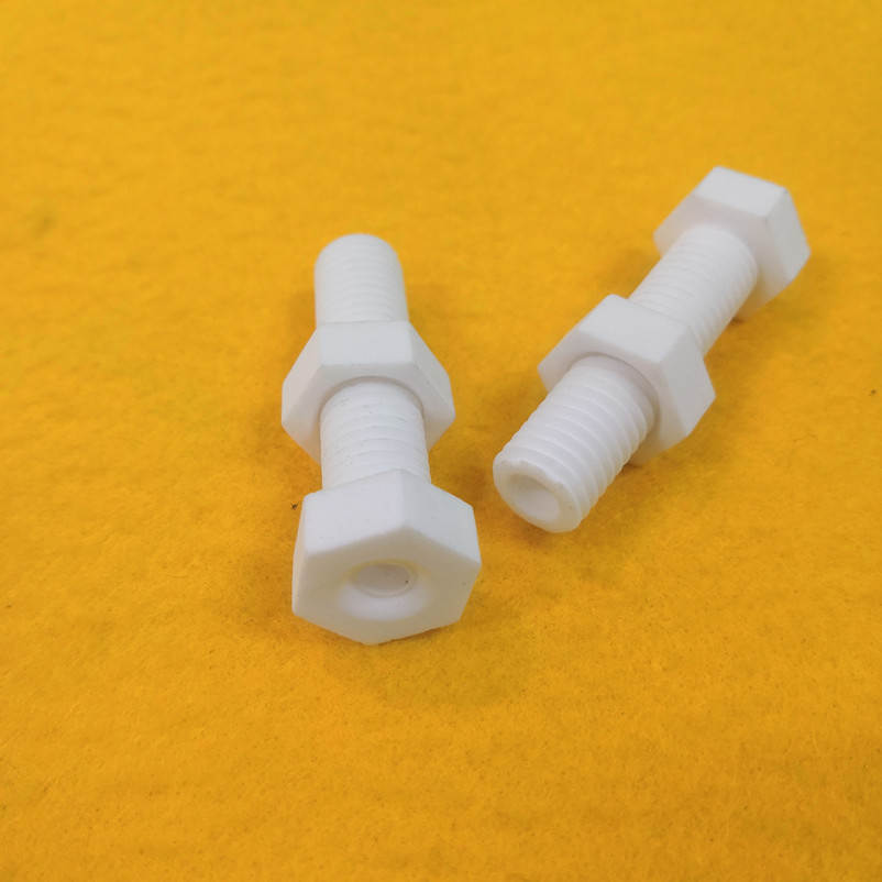 定制 氧化锆陶瓷零配件 陶瓷螺丝螺母