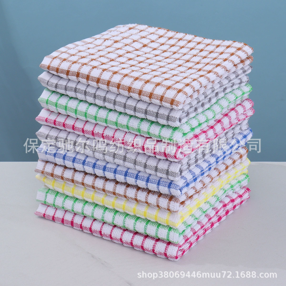 90G Yarn Dyed Tea Towel Factory Direct Sales Tea Towel 40*65CM Kitchen