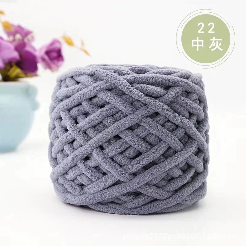Шар пряжи шерстяной (ice yarn) — 15 м, толстая нитка, множество цветов для шарфов шапок тапочек