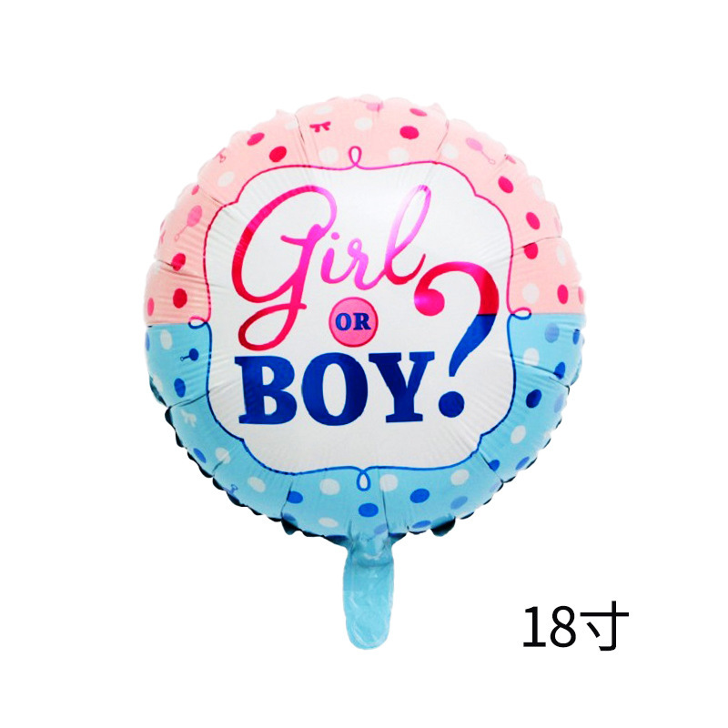 BABY SHOWER bebés masculinos y femeninos sexo revelado globo para niños azul rosa decoración de la fiesta del globo