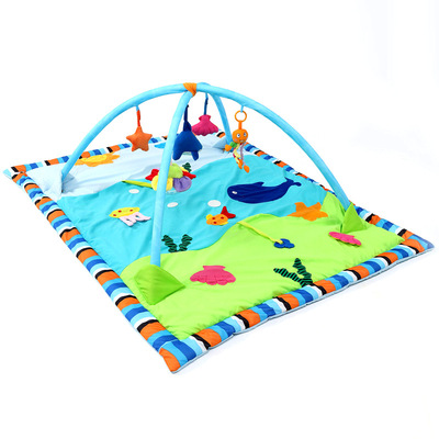 baby Fitness Mat Game blanket Mat Newborn baby Bodybuilding Puzzle music Toys full moon 0-1