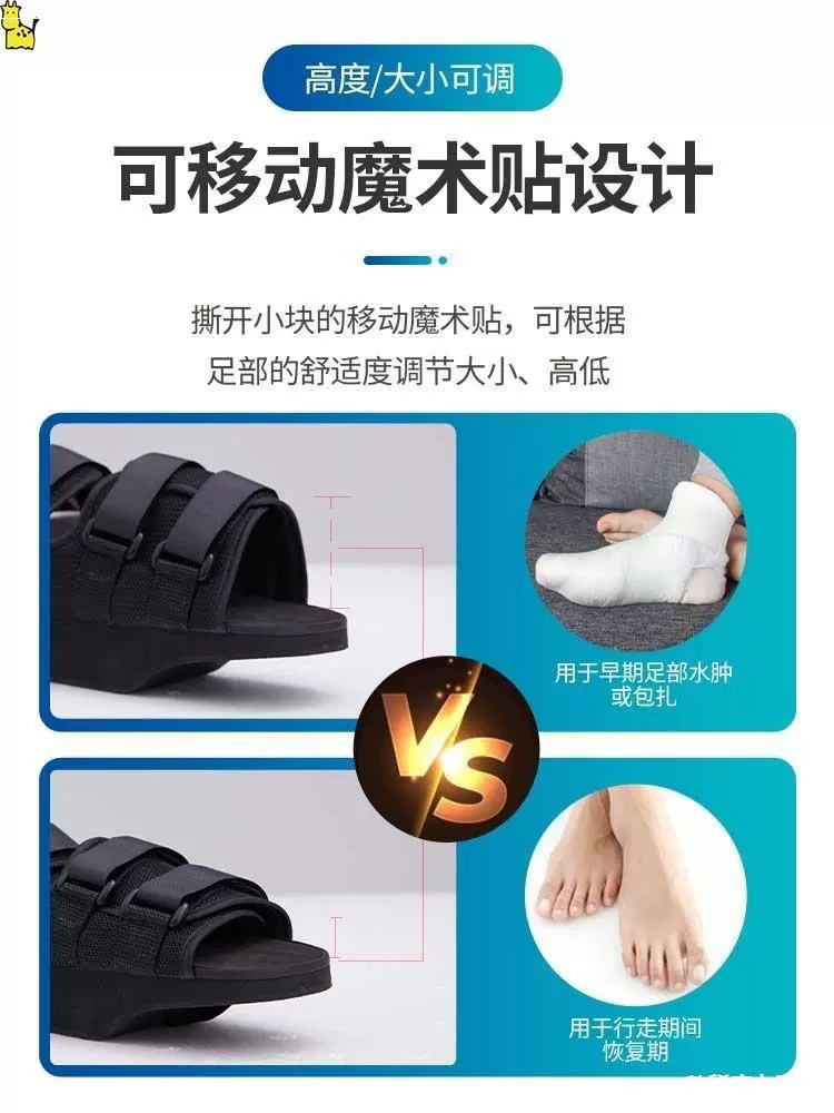 Гипсовые ортопедические туфли для ходьбы с декомпрессией большого пальца, облегчающие нагрузку, послеоперационные, для травм стопы, переломов большого пальца, с открытым передним носком.