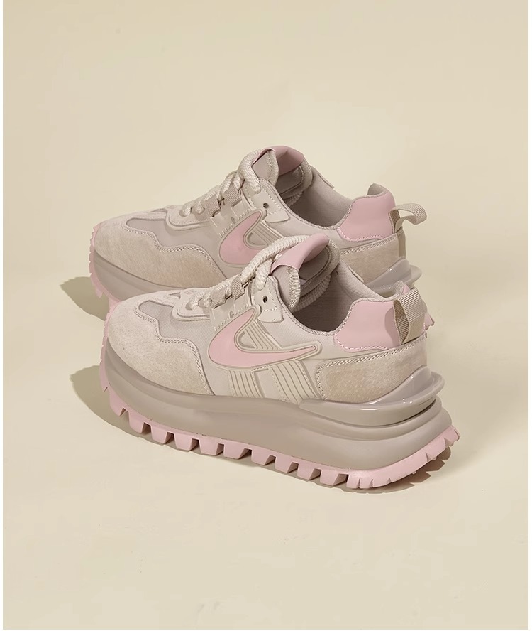 Pink Platform Sneakers