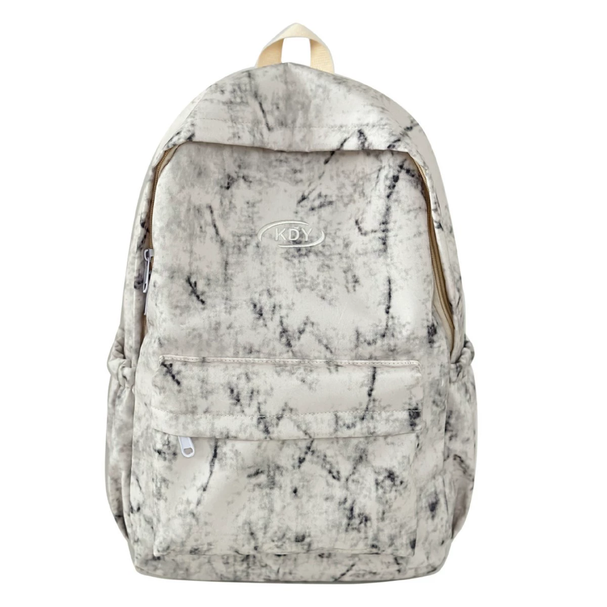 Capacious backpack, shoulder bag for students, laptop, Korean style