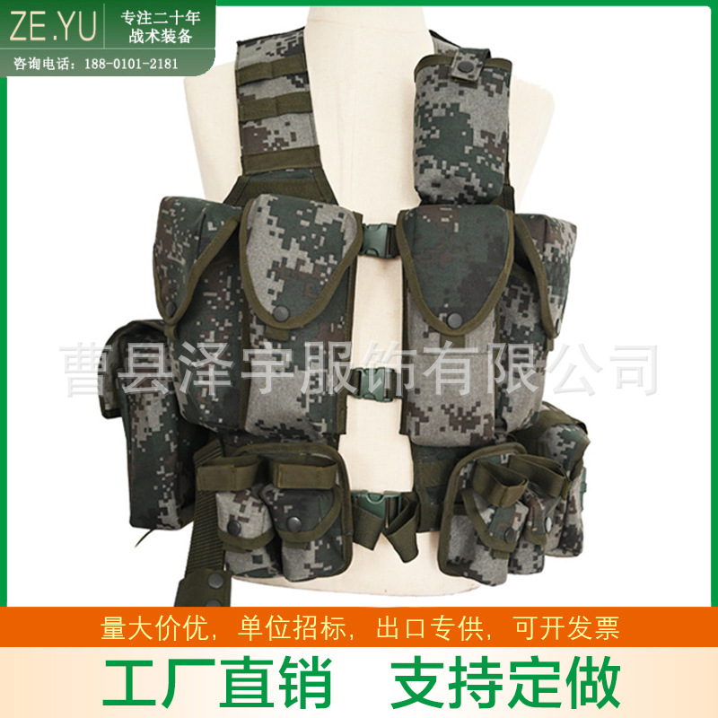 Type 06 Combat Gear, Soldier Model 11-Piece Set, Cadre Model 7-Piece Set, Tactical Vest, Individual Soldier Tactical Vest