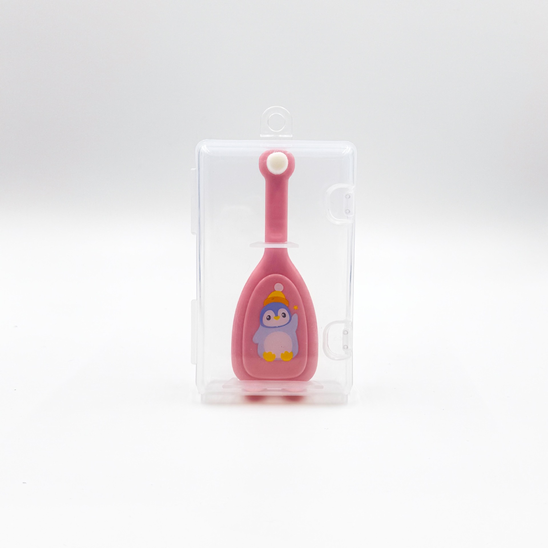 Nuevo cepillo de dientes manual en forma de U para niños, cepillo de dientes de silicona, cepillo de limpieza bucal para bebés, herramienta de cepillado con cerdas suaves para sujetar en la boca.