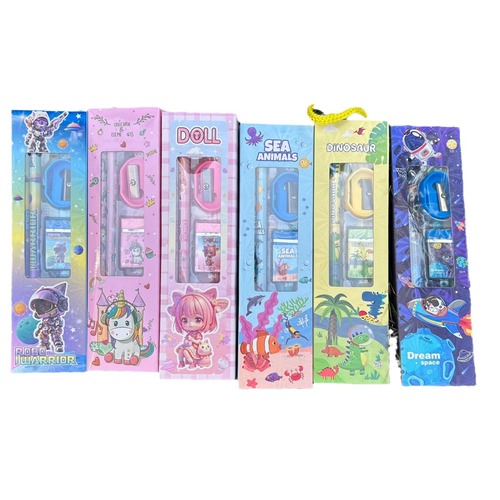 8010 Children's Stationery Gift Pencil Set Gift Box Primary School Kindergarten Birthday Gift Children's Day Gift