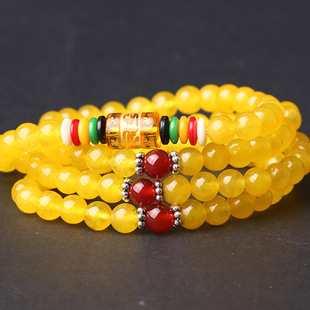 108 beads bracelet four rings six words mantra men and women multi rings non-fading bracelet necklace gift five elements lucky