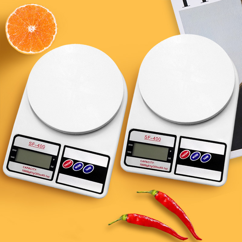 Sf400 Kitchen Scale Home Kitchen Digital Scale Baking Scale Cake Medicinal Material Digital Scale Gram Scale 10kg Wholesale