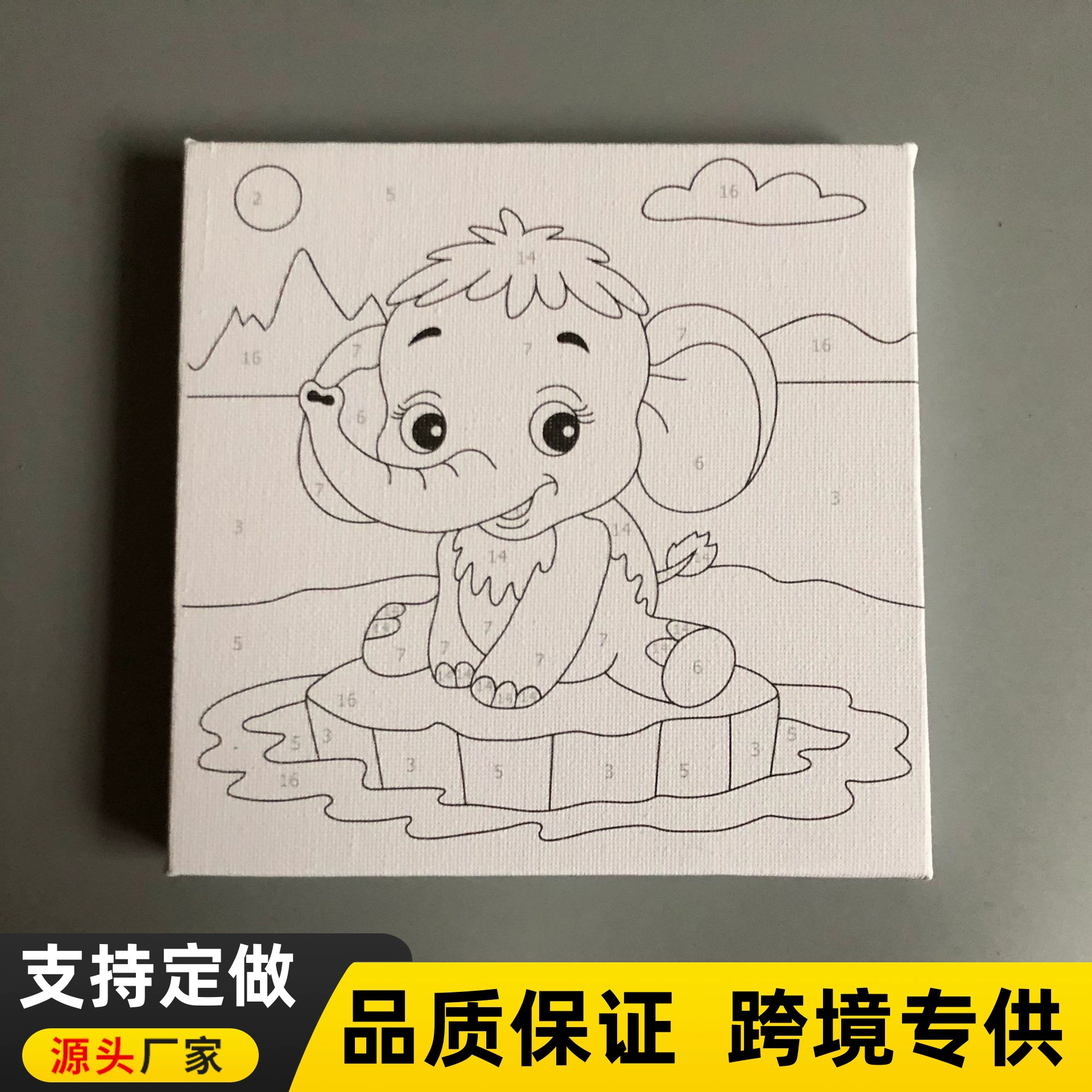 Фабрика прямых продаж детей DIY холст рама масляная рамка декоративная роспись белая рамка рама мольберт мольберт