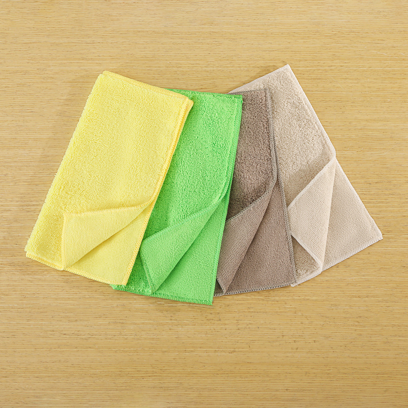 Alta y Baja lana fina paño tejido trapo de limpieza del hogar absorbente fábrica de lavado de coches pelo liso de alta calidad engrosada