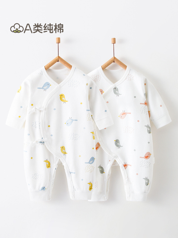 Ropa de bebé de algodón puro de clase A, ropa de bebé Anyang, pelele para bebés pequeños, mono para recién nacidos, pelele para las cuatro estaciones