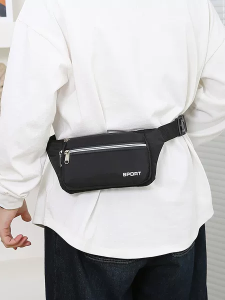 New niche men's crossbody fashion spring-summer multifunctional chest bag for fitness, outdoor sports, and mobile phone waist bag for women