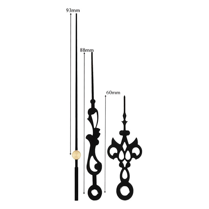 Трансграничные хит продаж 14, алюминиевые часы в стиле часов, игла, сделай сам, Seiko, настенные часы с отверстием, аксессуары для ремонта, указатель для вышивки крестом