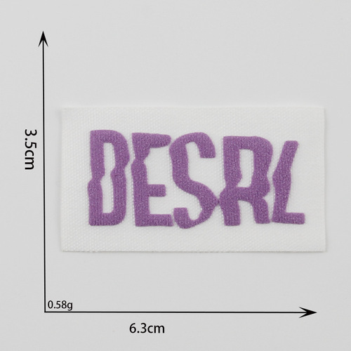 New three-dimensional printing technology cloth label clothing full moon gift blue handmade products luggage hat decoration matching cloth stickers