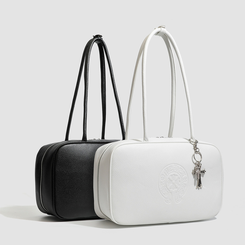 Crowe Cross Square Bag 2025 New Large Capacity Handbag Fashion Pu Leather Briefcase Underarm Bag for Women