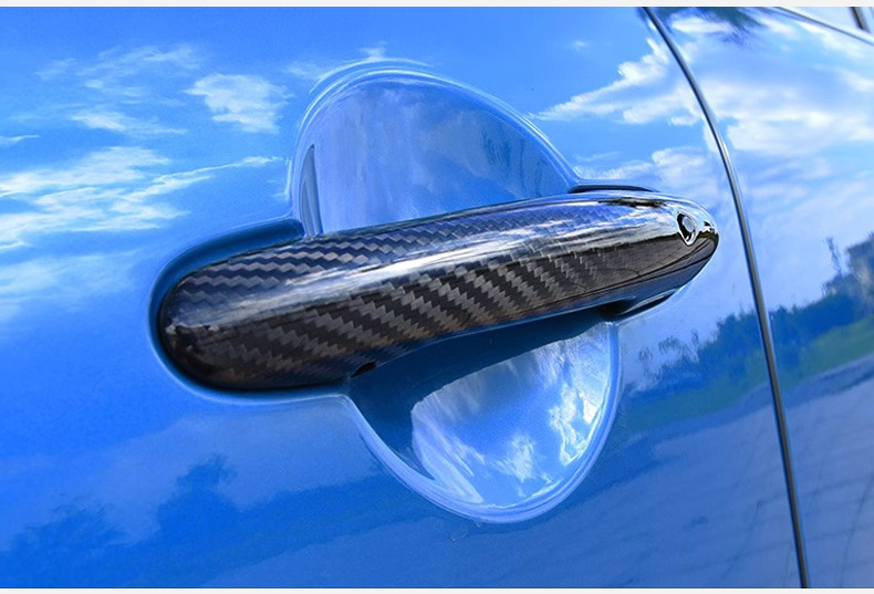 Suitable for Bmw Minif56F54F55F60 Real Carbon Fiber Exterior Handle Cover Carbon Fiber Door Handle Shell Modification