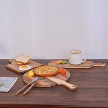 定制相思木砧板厨房木制披萨牛排砧板餐厅水果面包托盘实木切菜板