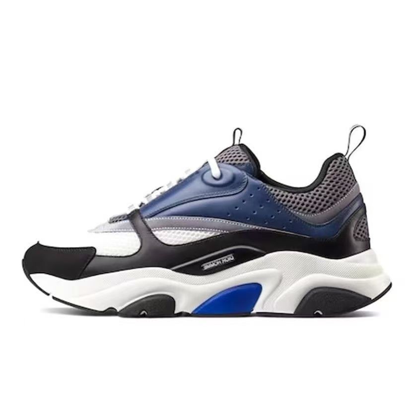 Estación europea transfronteriza nueva casa B22 deportes y ocio suela gruesa moda retro transparente zapatos de papá con aumento de altura para hombres y mujeres cd