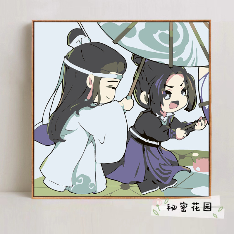 Moaodiantianguan デジタル油絵 diy 手作りデジタル着色漫画アニメーション減圧装飾画メーカー卸売|undefined