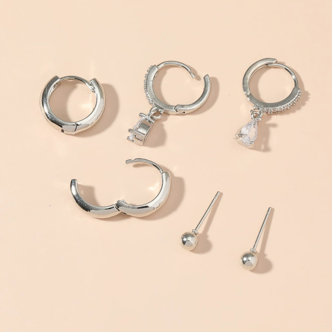 (Cross-border trading), earrings drop-shaped, set, light luxury style
