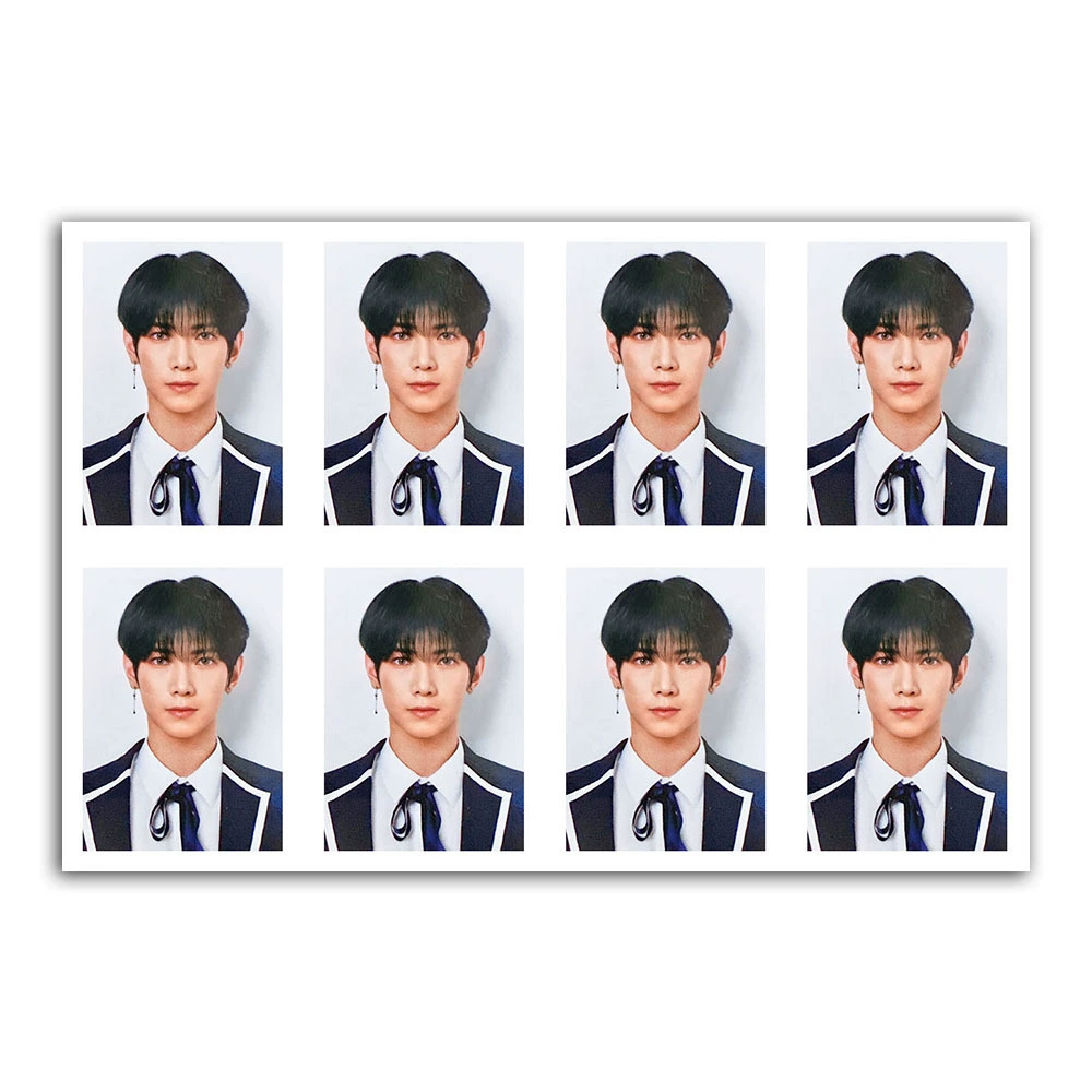 ATeez 2-й Atiny Fankit периферия Сертификат Фото Фото Паспортные фотографии