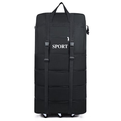 Large capacity 158 aviation checked bag folding universal wheel travel bag study abroad aircraft luggage bag moving bag