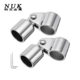 Marine stainless steel 316 sliding cap yacht awning fixed connector mirror polished sliding sleeve marine hardware