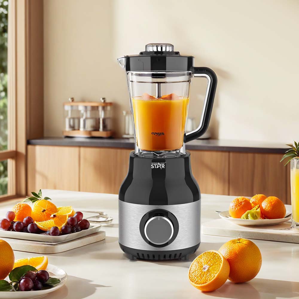 Winningstar cross-border 1.8L de cuatro cuchillos de acero inoxidable exprimidor de jugo de café multifuncional dos en uno exprimidor