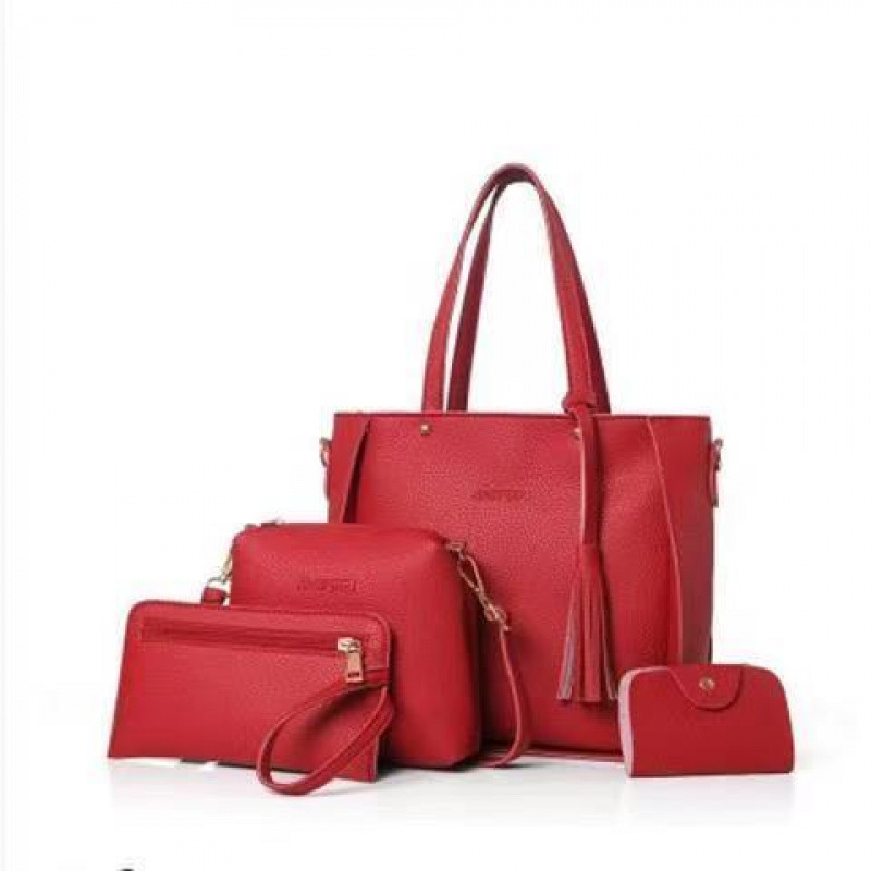 Primavera y verano nuevo estilo bolso de mensajero femenino bolso de moda para niños y madres bolso de hombro de todo fósforo bolso de cubo con borlas de gran capacidad nuevo