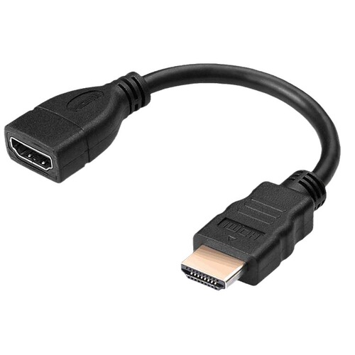 HDMI male to female 4k all-copper computer TV data extension cable short line right-angle elbow bend up, down, left and right