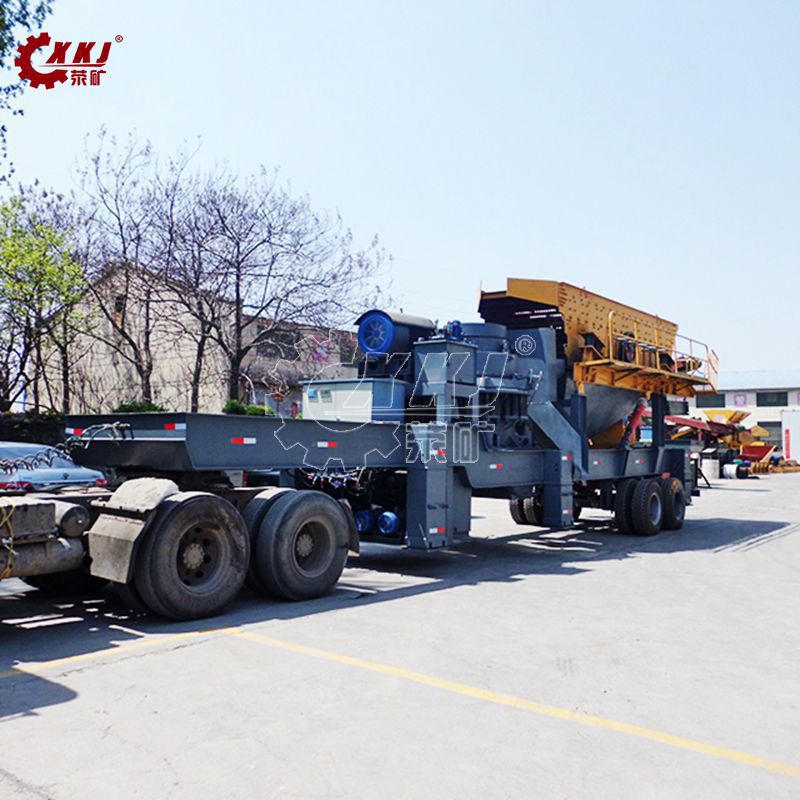 风化石灰石移动破碎站 移动破碎站价格表 100t石料破碎