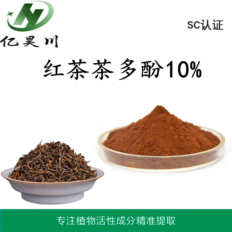 红茶提取物10:1 红茶多酚提取物10% 全水溶红茶粉厂家量大从优