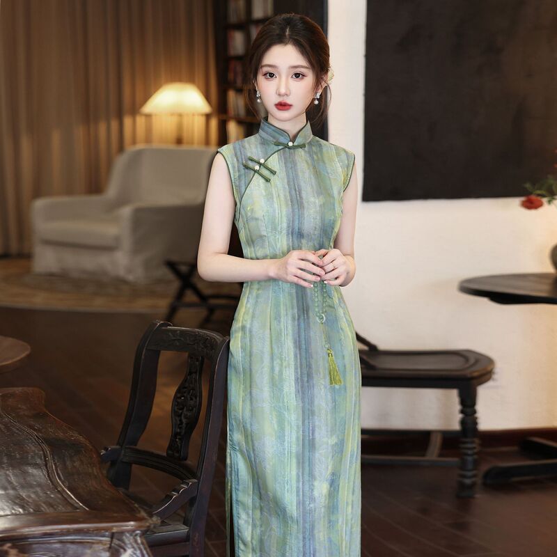 2026 Spring/Summer New Chinese Style Qipao Young Style Improved Elegant and Graceful Traditional Chinese Qipao
