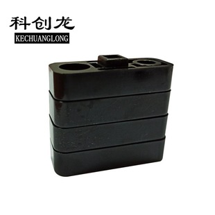 Wire-fixing cushion block black plastic cushion block steel plastic wire-fixing cushion block ABS wire-fixing cushion block