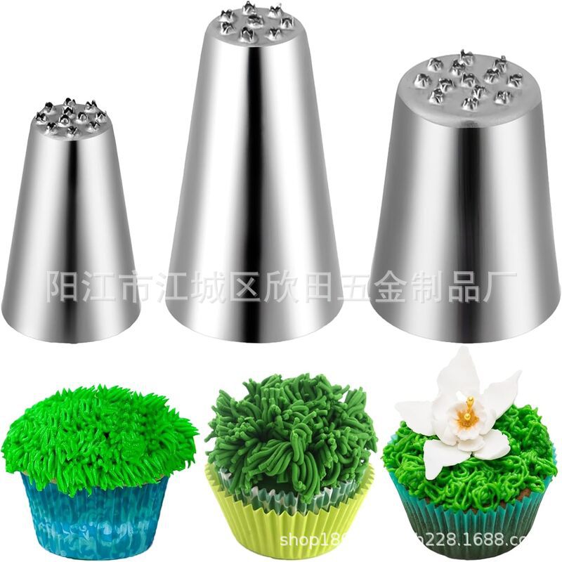 5 piezas transfronterizas agujeros redondos enmarcados boca de flores macarrón pastel de frijoles solventes galletas boca de crema de acero inoxidable 304 image 11