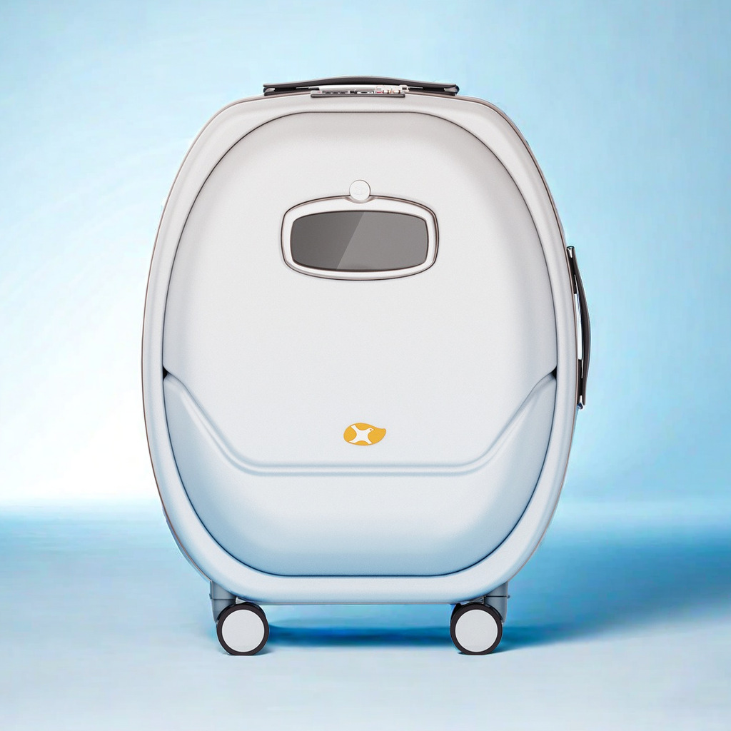 Vali nhựa 20 inch họa tiết phi hành gia, xách tay lên máy bay — Hành lý cao cấp 20 inch kiểu Phi Hành Gia chi tiết 14
