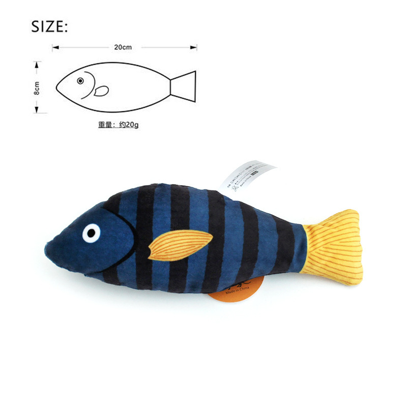 猫のおもちゃの魚はミントをシミュレーションします。|undefined