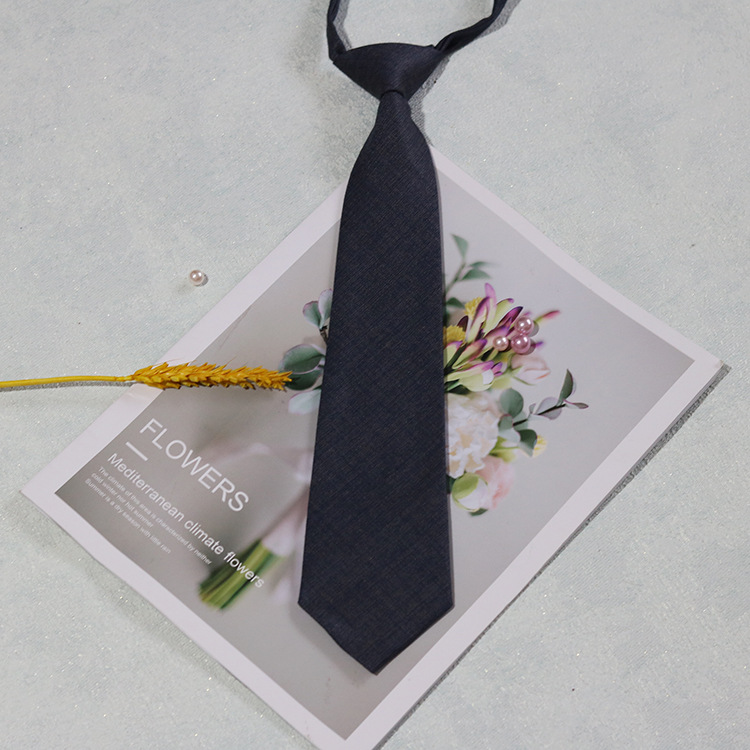 Corbata femenina ins japonés JK estilo coreano preppy estilo 7cm punch-libre decoración camisa masculina y femenina estudiantes Negro Rojo gris azul marino
