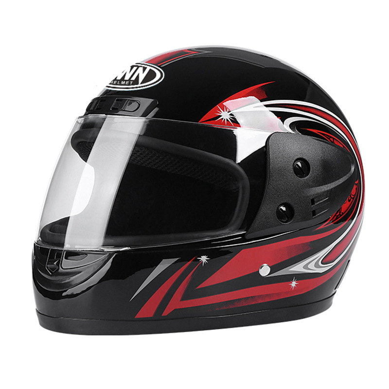 Casco exclusivo transfronterizo de coche eléctrico hombres y mujeres invierno cálido casco completo Four Seasons cubierta completa casco de seguridad de la motocicleta