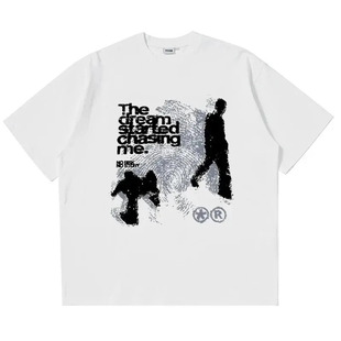 �W�a����Camiseta informal holgada de moda para hombre y muje
