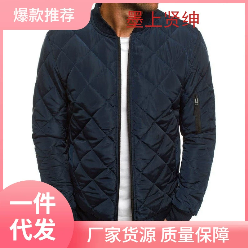 2021 зимняя внешняя торговля новый Amazon мужская хлопчатобумажная куртка с воротником куртка короткая хлопчатобумажная одежда мужской coat men