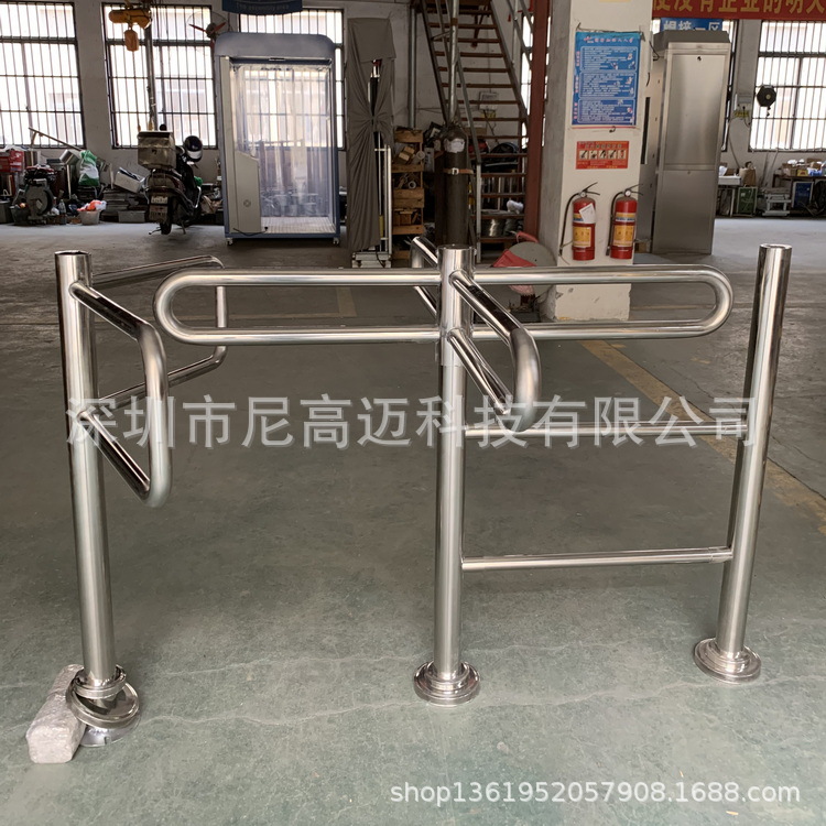 手动不锈钢旋转式半高单向转闸机源头工厂景区售票窗口排队导向门