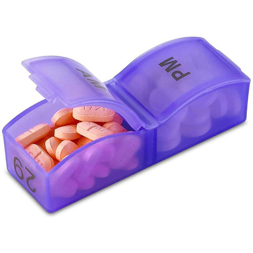 Foreign trade 30 days a month monthly pill storage box AMPM 2 times a day travel storage 31 days 4 weeks pill box